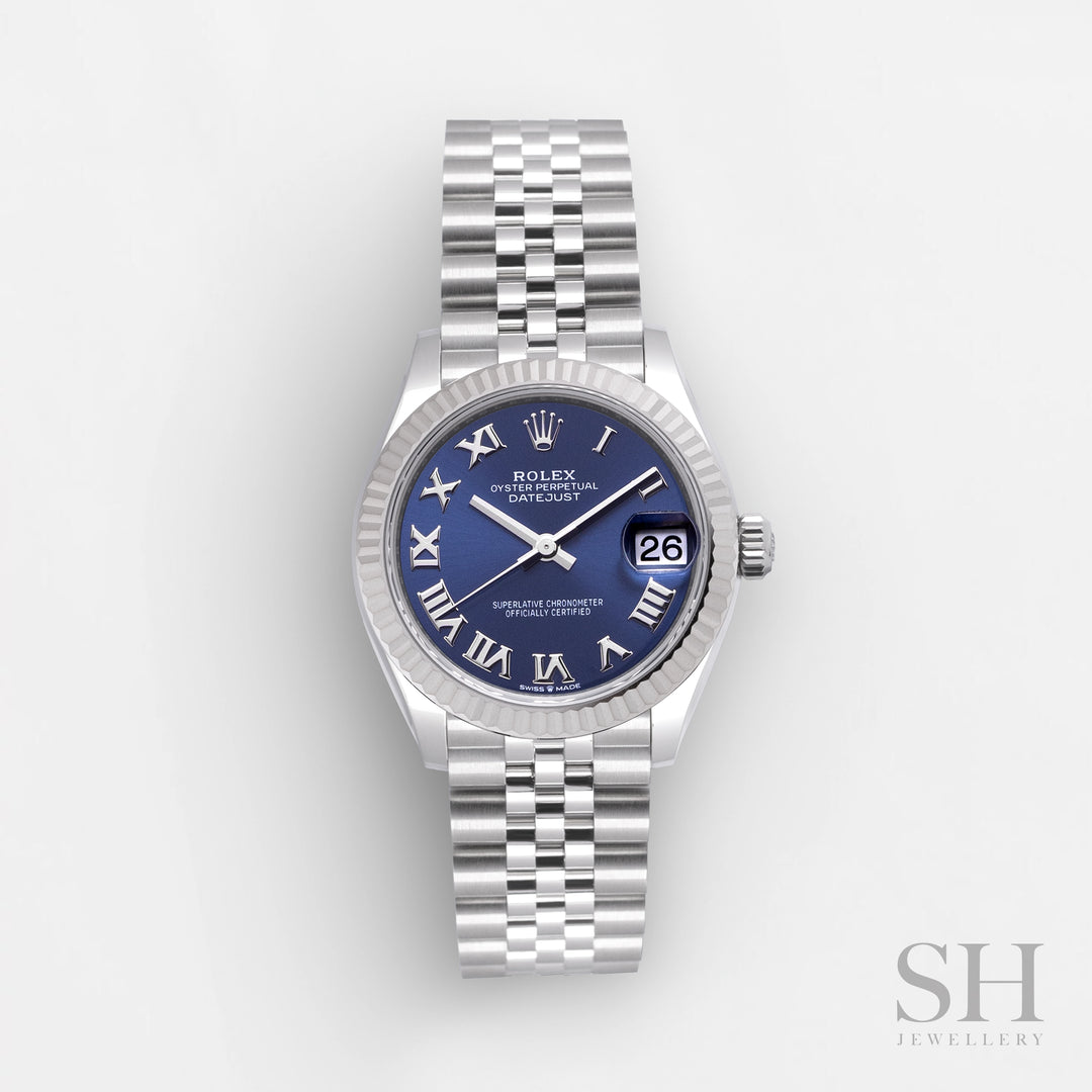 Rolex Datejust31 31mm Steel/WG Blue Dial Numeral Markers 2025 Ref m278274-0034 (#986)