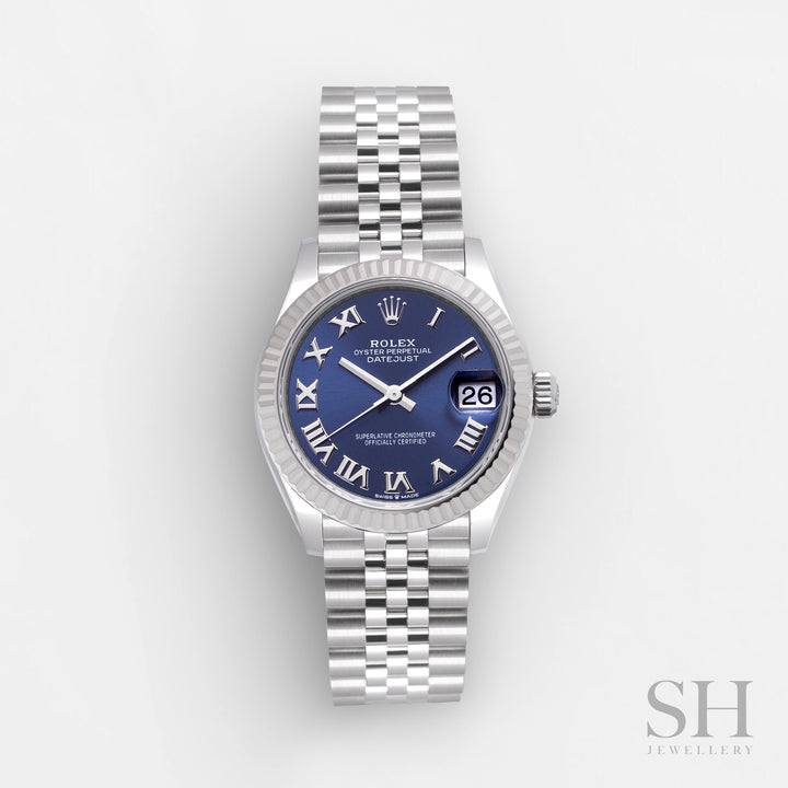 Rolex Datejust31 31mm Steel/WG Blue Dial Numeral Markers 2025 Ref m278274-0034 (#986)