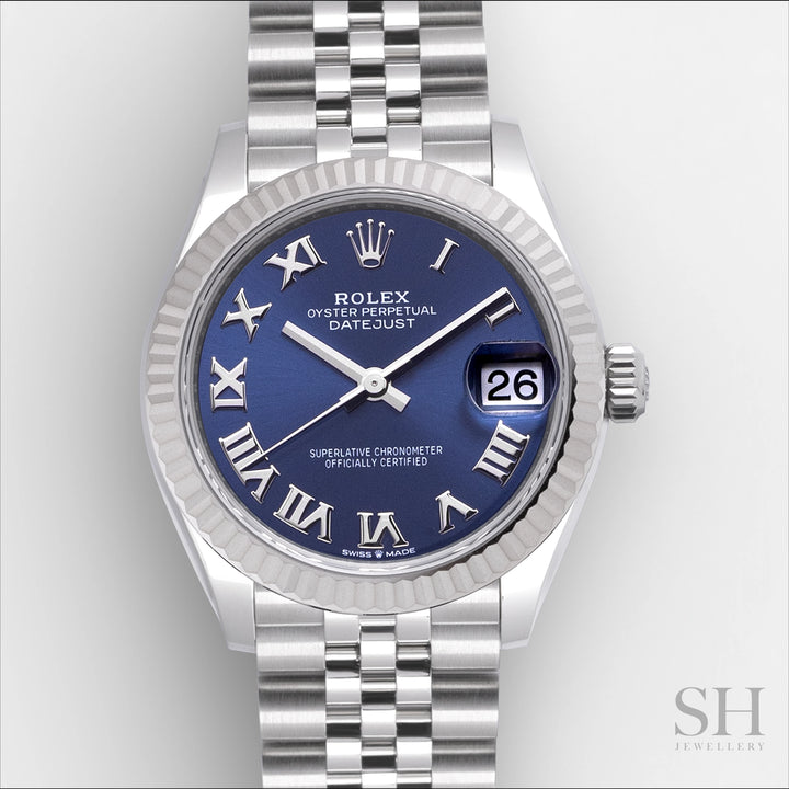 Rolex Datejust31 31mm Steel/WG Blue Dial Numeral Markers 2025 Ref m278274-0034 (#986)