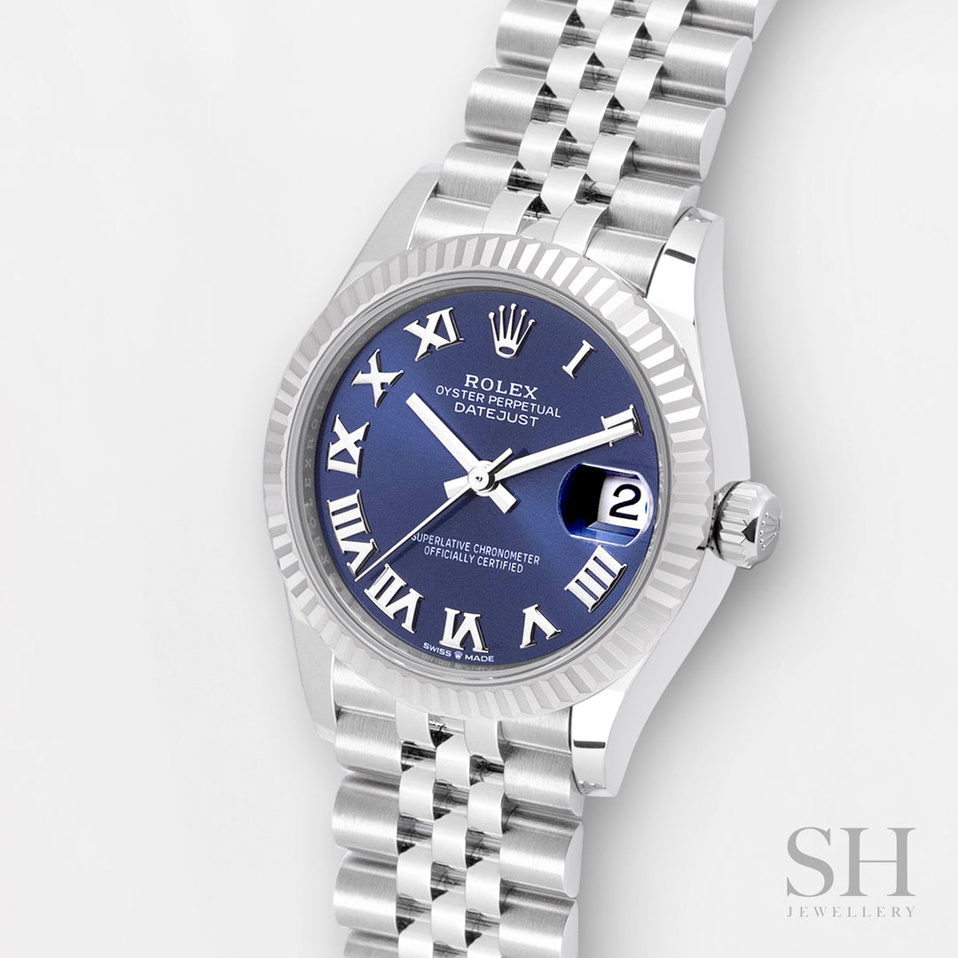 Rolex Datejust31 31mm Steel/WG Blue Dial Numeral Markers 2025 Ref m278274-0034 (#986)