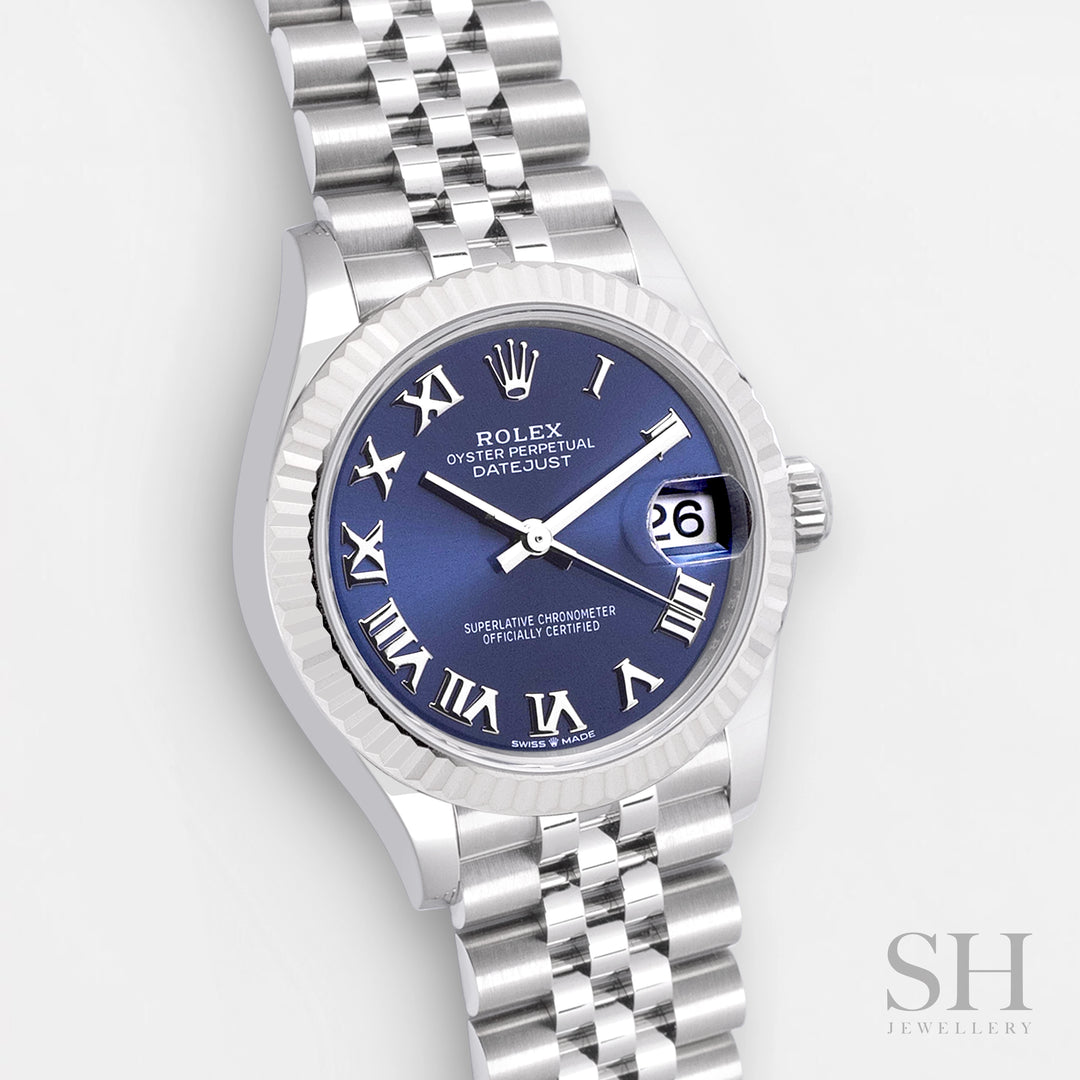 Rolex Datejust31 31mm Steel/WG Blue Dial Numeral Markers 2025 Ref m278274-0034 (#986)