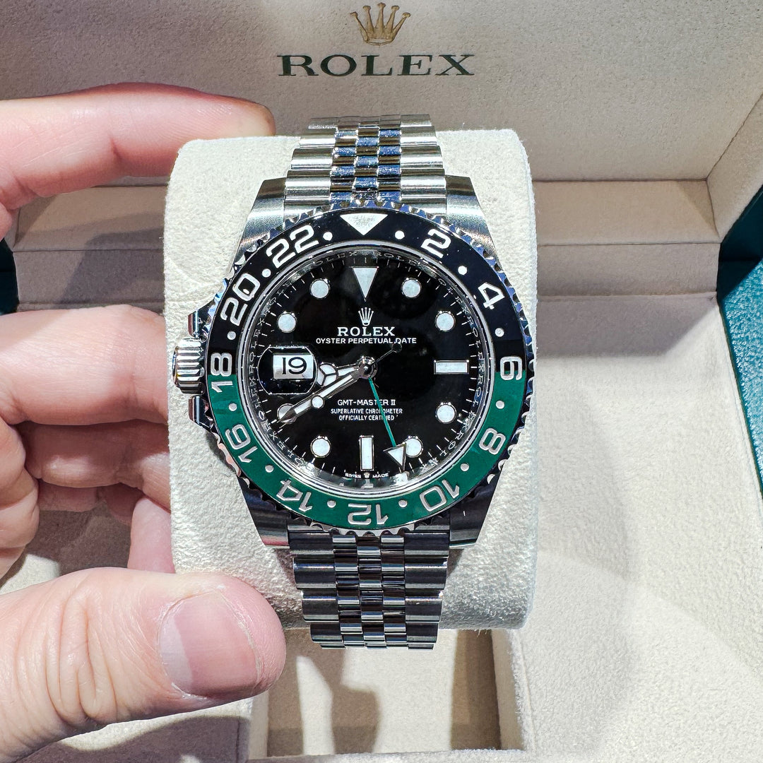 Rolex GMT-Master II 40mm 'Sprite' Steel Black Dial Button Markers 2025 Ref m126720vtnr-0002 (#999)