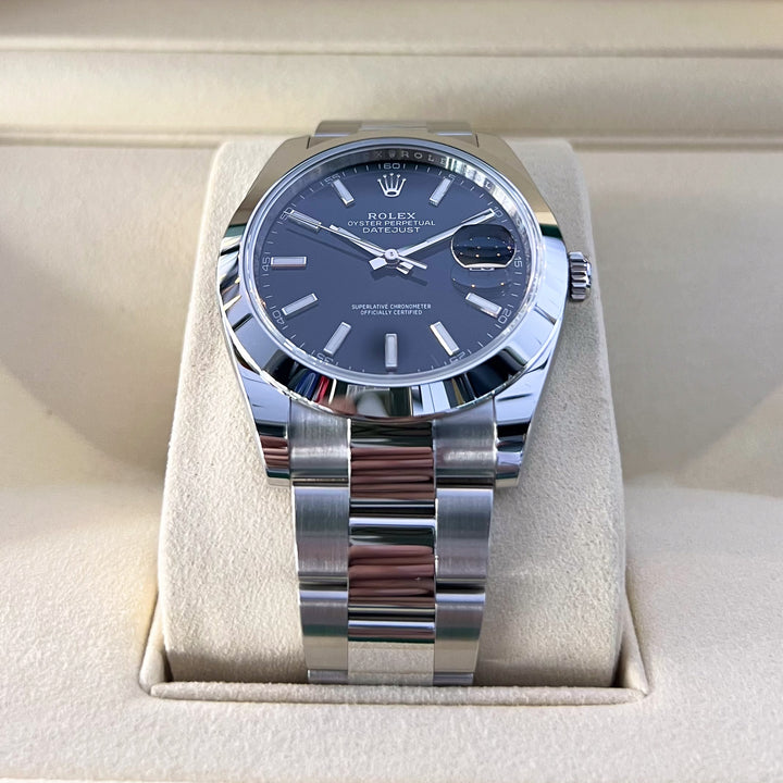 Rolex Datejust41 41mm Steel Black Dial Stick Markers 2024