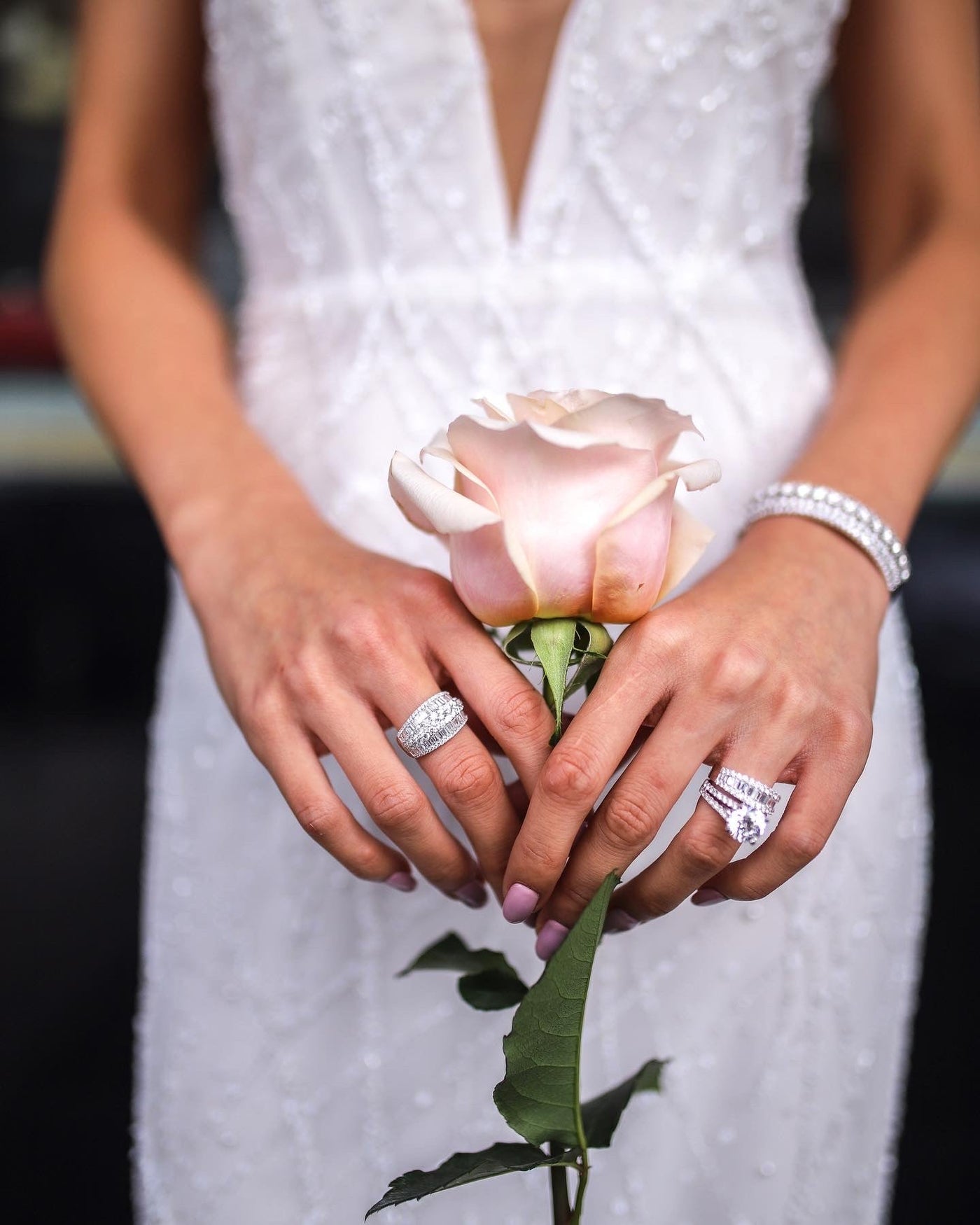 How to Stack: Vintage Floral Engagement Rings, Bridal Ring Stacks