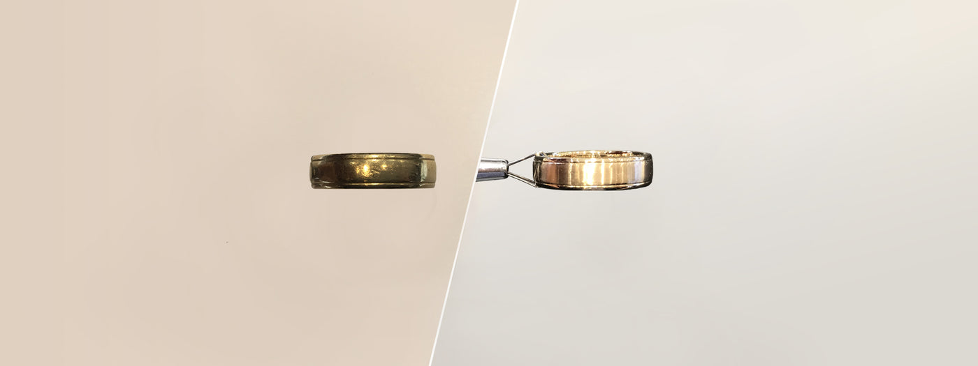 Removing Scratches from a Gold Wedding Band Melbourne SH Jewellery