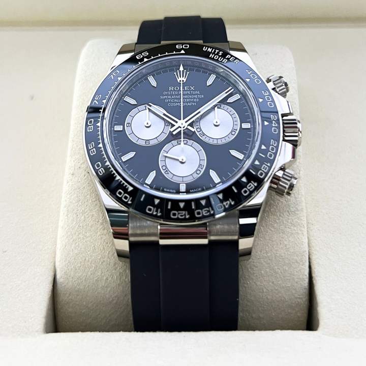 Rolex Cosmograph Daytona 40mm 'Baby Le Mans' WG Black Dial Stick Markers 2026 Ref m126519ln-0002 (#1084)