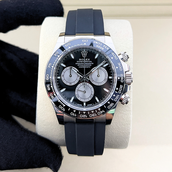 Rolex Cosmograph Daytona 40mm 'Baby Le Mans' WG Black Dial Stick Markers 2026 Ref m126519ln-0002 (#1084)