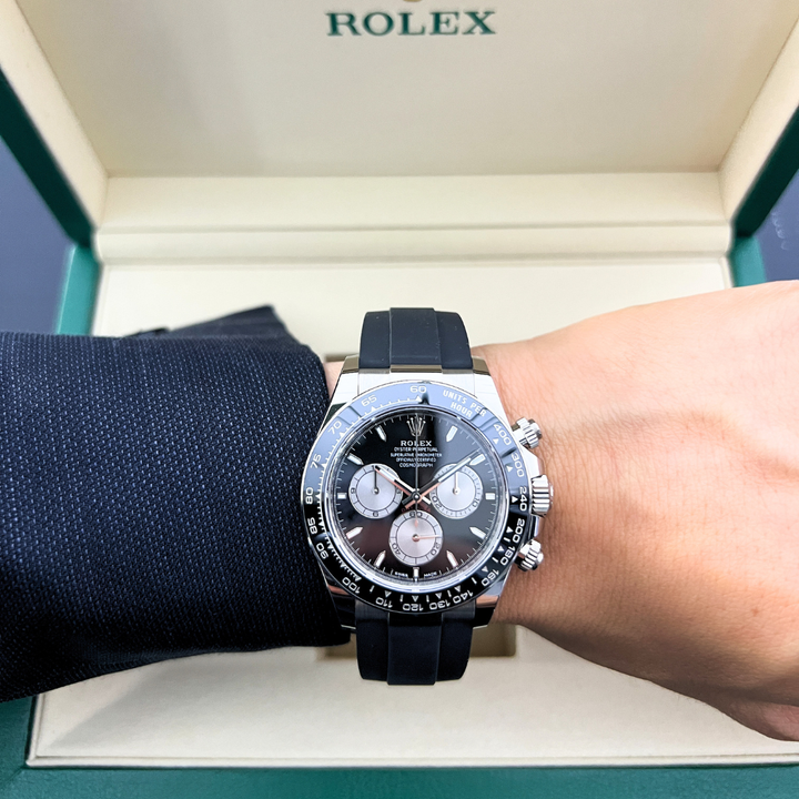Rolex Cosmograph Daytona 40mm 'Baby Le Mans' WG Black Dial Stick Markers 2026 Ref m126519ln-0002 (#1084)