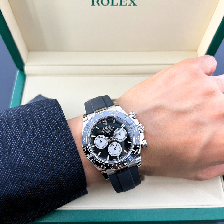 Rolex Cosmograph Daytona 40mm 'Baby Le Mans' WG Black Dial Stick Markers 2026 Ref m126519ln-0002 (#1084)