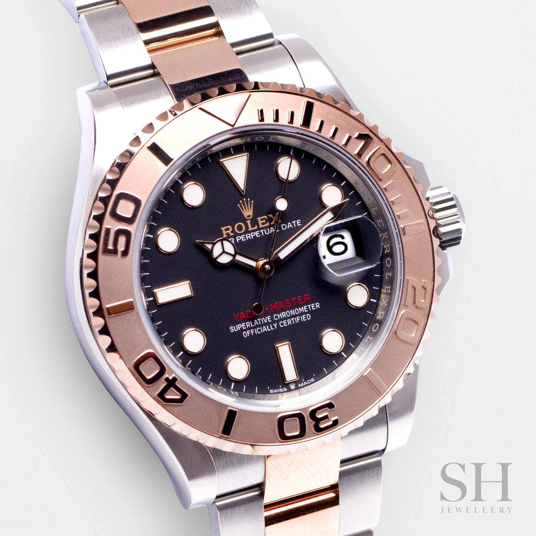 Rolex Yacht-Master40 40mm Steel/RG Chocolate Dial Button Markers 2024 Ref m126621-0001 (#714)