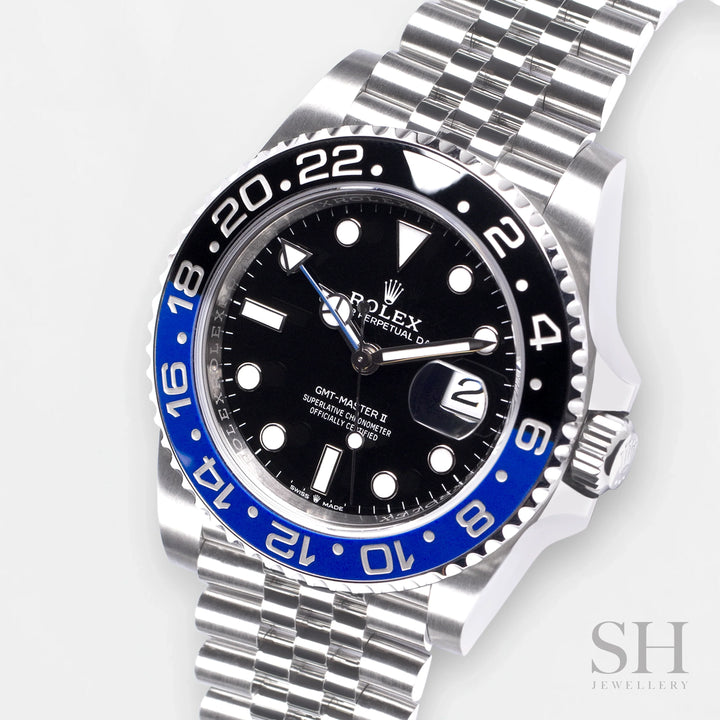 Rolex GMT-Master II 40mm 'Batgirl' Steel Black Dial Button Markers 2024 Ref m126710blnr-0002 (#882)