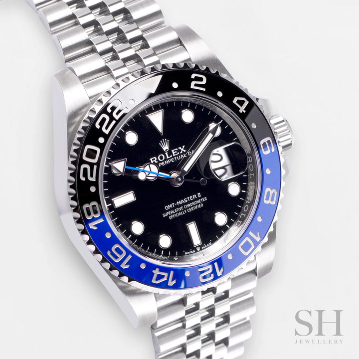 Rolex GMT-Master II 40mm 'Batgirl' Steel Black Dial Button Markers 2023 Ref m126710blnr-0002 (#426)