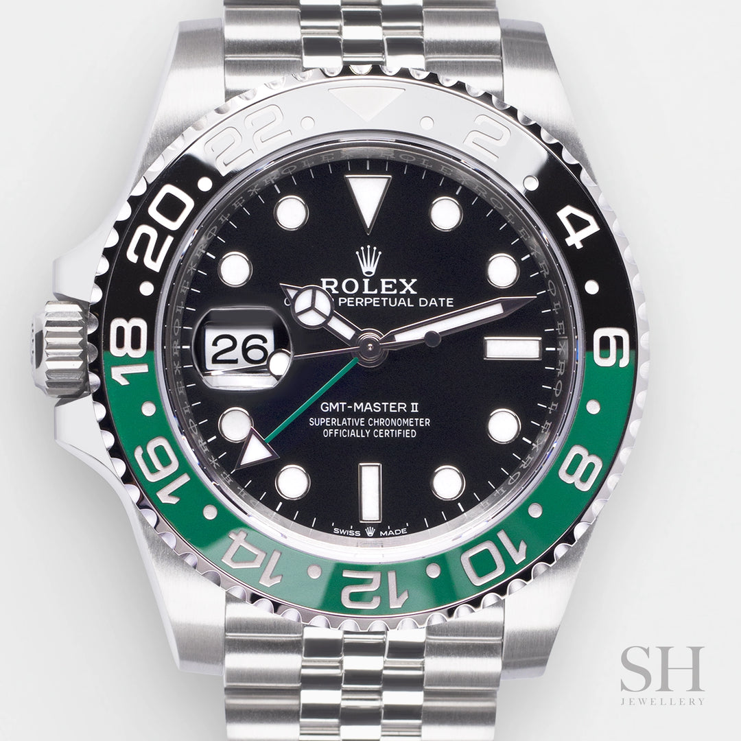 Rolex GMT-Master II 40mm 'Sprite' Steel Black Dial Button Markers 2024 Ref m126720vtnr-0002 (#881)