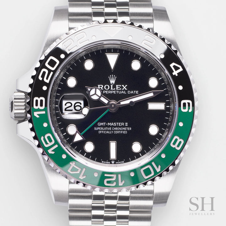 Rolex GMT-Master II 40mm 'Sprite' Steel Black Dial Button Markers 2024 Ref m126720vtnr-0002 (#881)