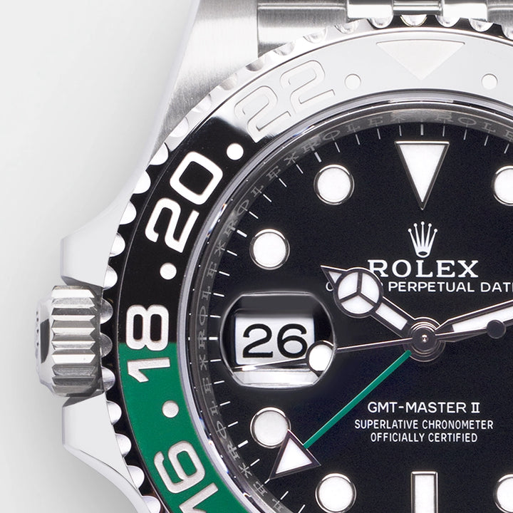 Rolex GMT-Master II 40mm 'Sprite' Steel Black Dial Button Markers 2024 Ref m126720vtnr-0002 (#881)