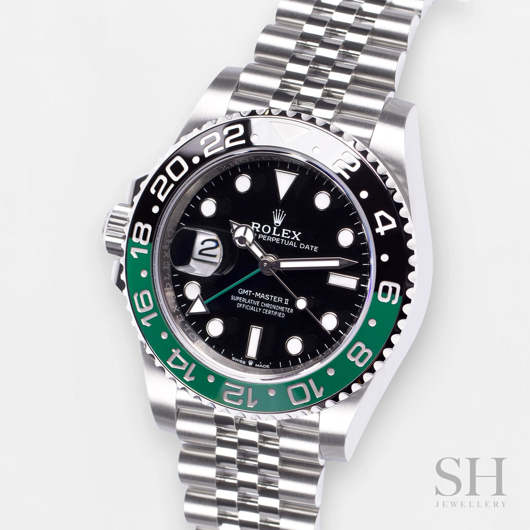 Rolex GMT-Master II 40mm 'Sprite' Steel Black Dial Button Markers 2024 Ref m126720vtnr-0002 (#881)