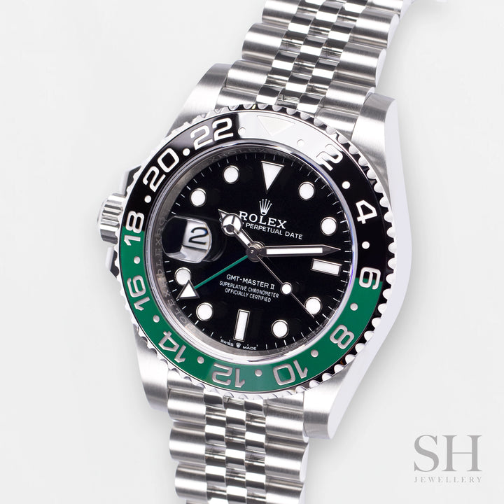 Rolex GMT-Master II 40mm 'Sprite' Steel Black Dial Button Markers 2024 Ref m126720vtnr-0002 (#881)