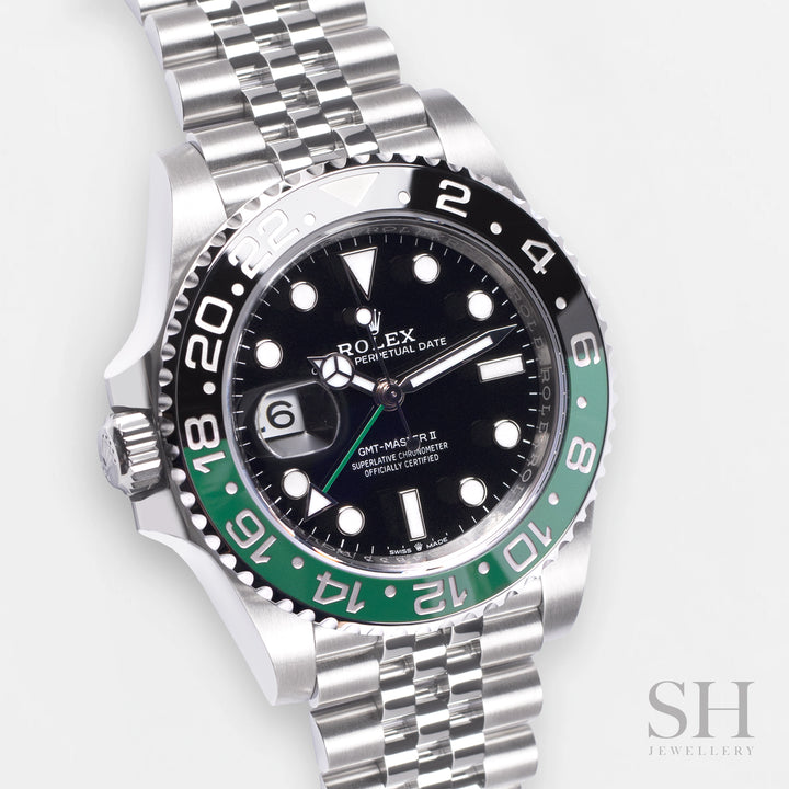 Rolex GMT-Master II 40mm 'Sprite' Steel Black Dial Button Markers 2024 Ref m126720vtnr-0002 (#881)