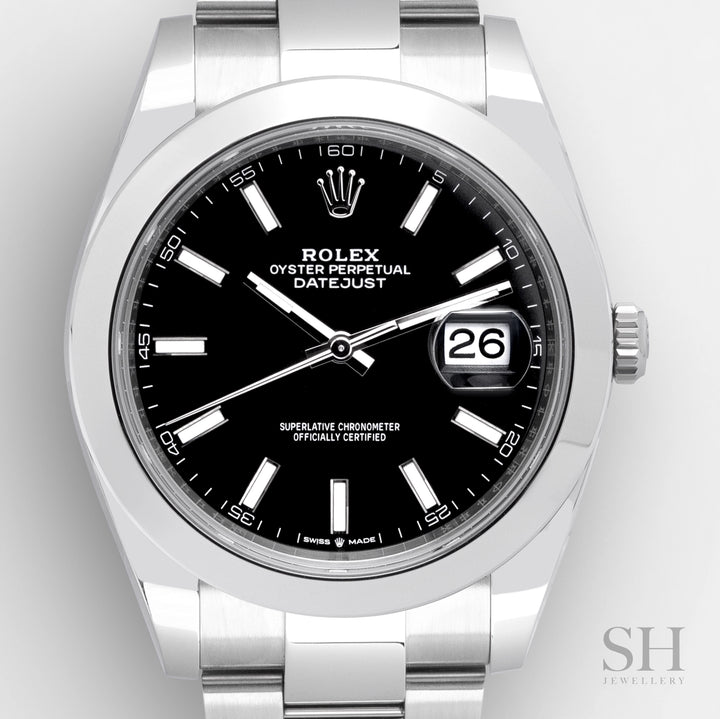 Rolex Datejust41 41mm Steel Black Dial Stick Markers 2025 Ref m126300-0011 (#992)