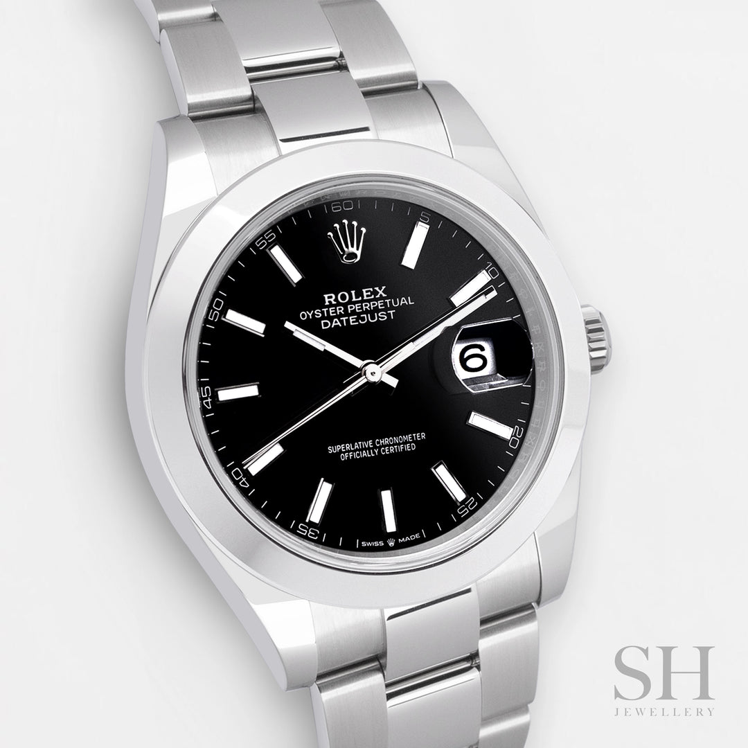 Rolex Datejust41 41mm Steel Black Dial Stick Markers 2025 Ref m126300-0011 (#992)