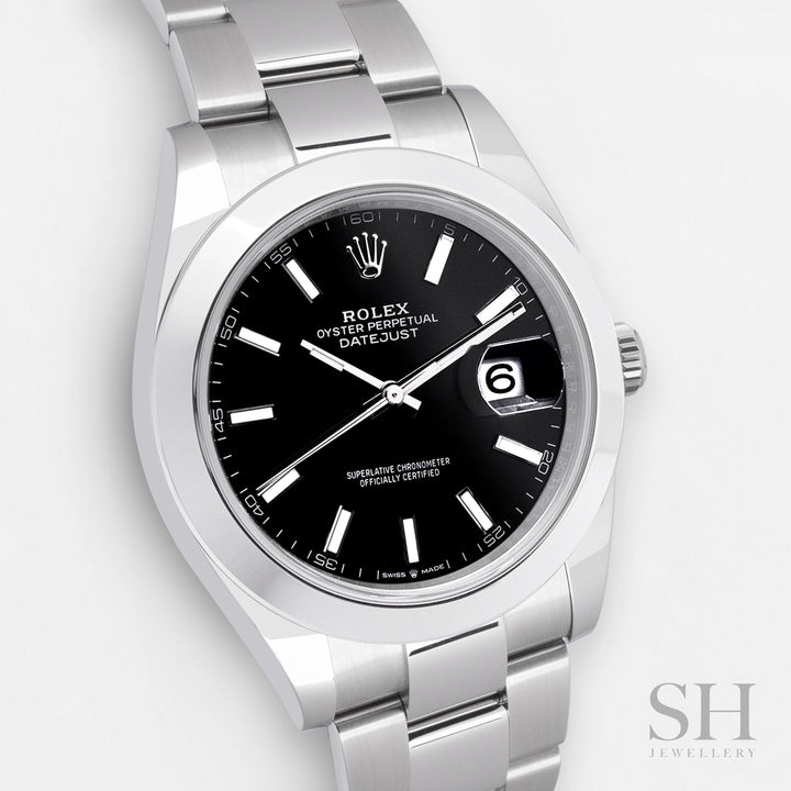 Rolex Datejust41 41mm Steel Black Dial Stick Markers 2025 Ref m126300-0011 (#992)