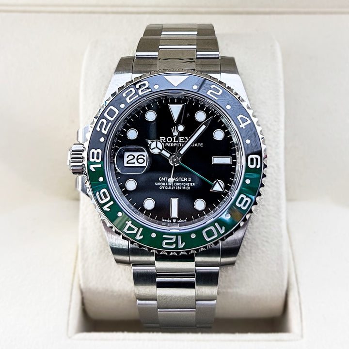 Rolex GMT-Master II 40mm 'Sprite' Steel Black Dial Button Markers 2025 Ref m126720vtnr-0001 (#902)