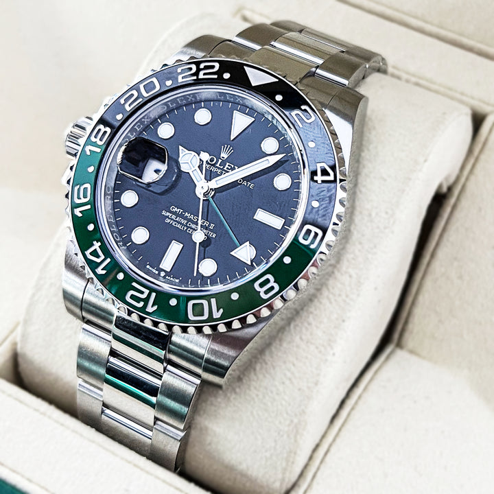 Rolex GMT-Master II 40mm 'Sprite' Steel Black Dial Button Markers 2025 Ref m126720vtnr-0001 (#902)