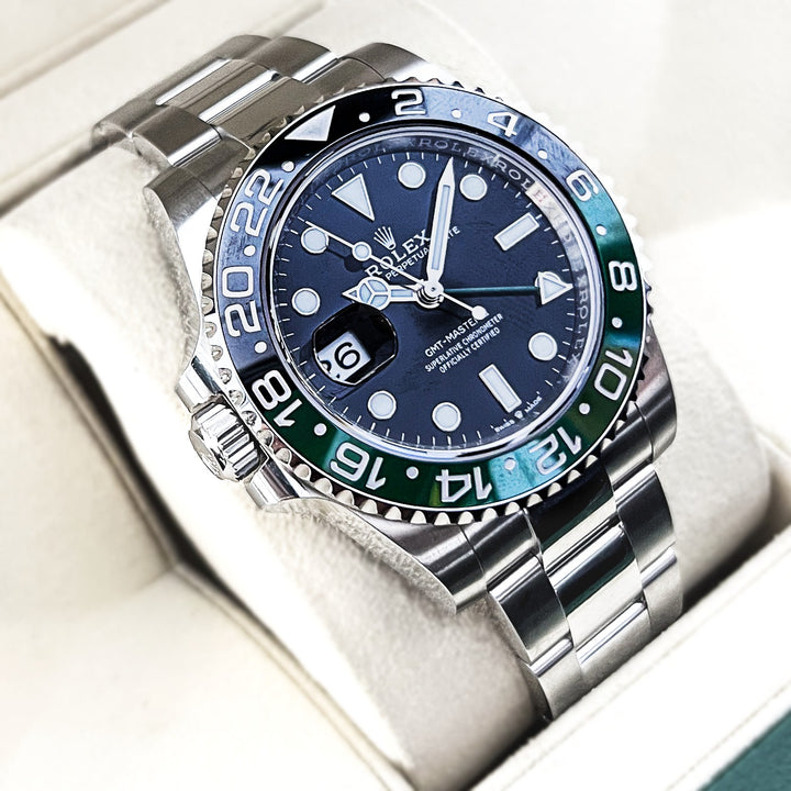 Rolex GMT-Master II 40mm 'Sprite' Steel Black Dial Button Markers 2025 Ref m126720vtnr-0001 (#902)