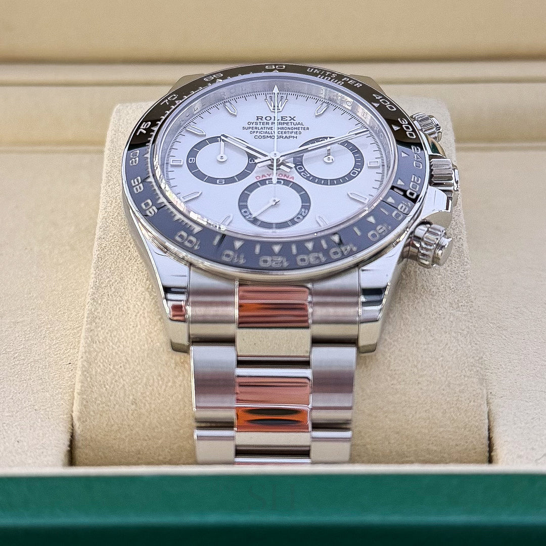 Rolex Cosmograph Daytona 40mm Steel White Dial Stick Markers 2025 Ref m126500ln-0001 (#1002)