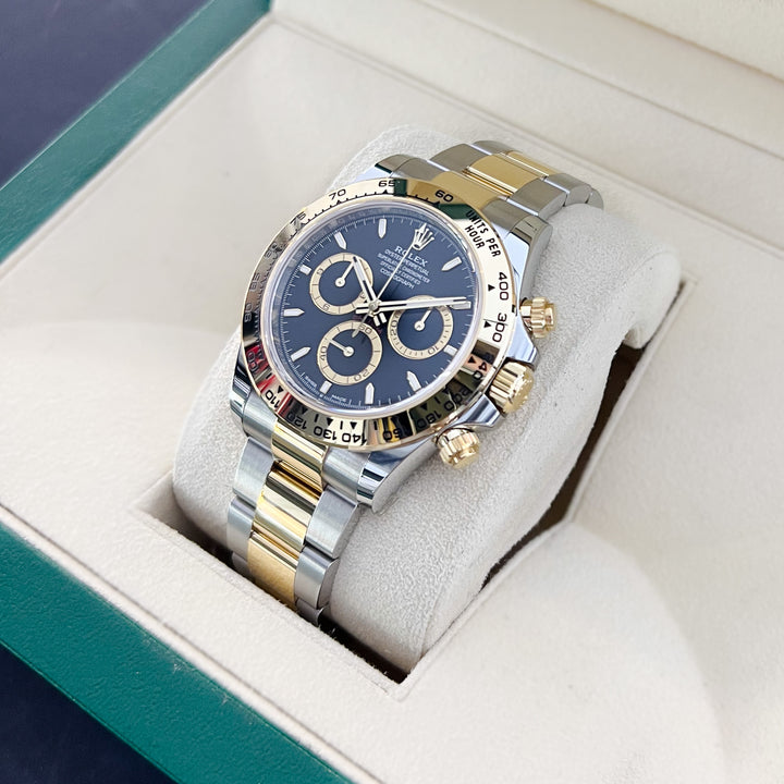 Rolex Cosmograph Daytona 40mm Steel/YG Black Dial Stick Markers 2024 Ref m126503-0003 (#777)