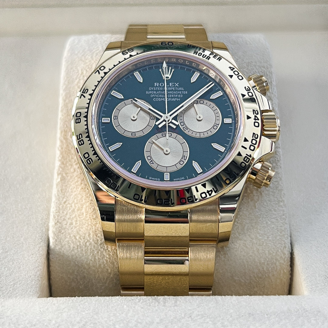 Rolex Cosmograph Daytona 40mm 'John Mayer' YG Green Dial Stick Markers 2025 Ref m126508-0008 (#1013)