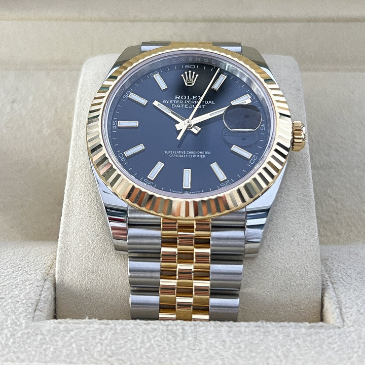 Rolex Datejust41 41mm Steel/YG Black Dial Stick Markers 2025 Ref m126333-0014 (#1008)