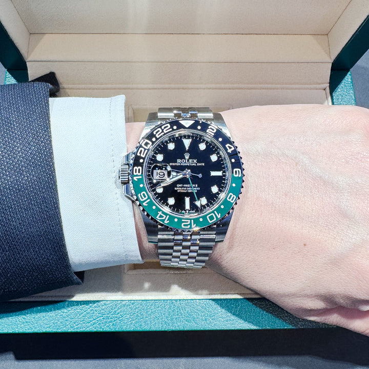 Rolex GMT-Master II 40mm 'Sprite' Steel Black Dial Button Markers 2024 Ref m126720vtnr-0002 (#881)