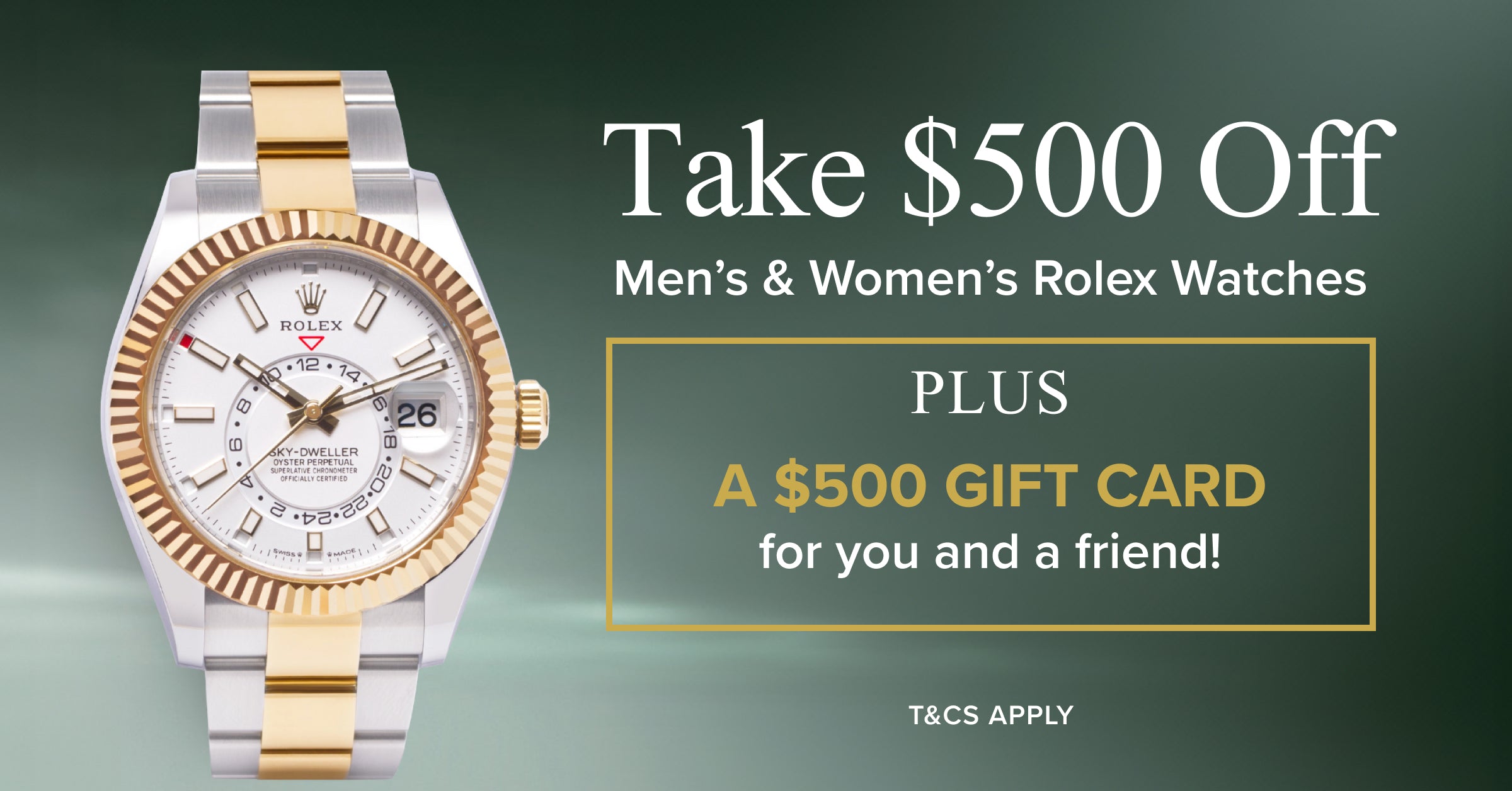 rolex gift card