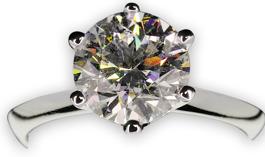 Classic 6-Claw Solitaire Engagement Ring - W0004 (Lab Grown)