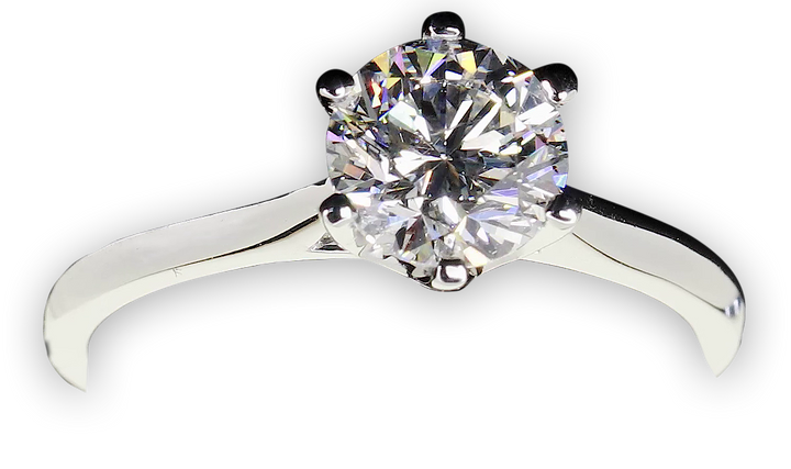Minimalistic 4-Claw Solitaire Engagement Ring - W0009 (Lab Grown)