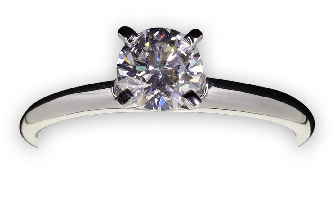 Timeless 4-Claw solitaire engagement ring - W0012 (Lab Grown)