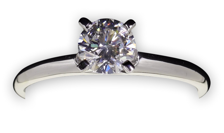 Timeless 4-Claw solitaire engagement ring - W0012 (Lab Grown)