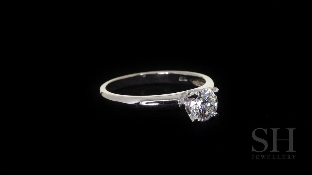 Timeless 4-Claw solitaire engagement ring - W0012 (Lab Grown)