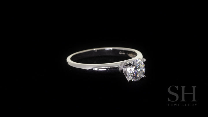 Timeless 4-Claw solitaire engagement ring - W0012 (Lab Grown)