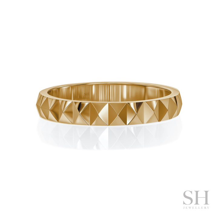 Double Prism Wedding Ring (3mm) - W1156