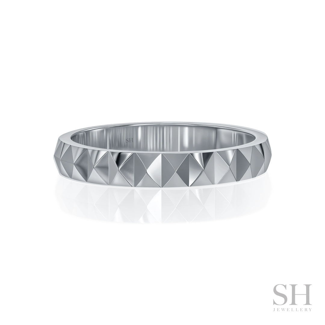 Double Prism Wedding Ring (3mm) - W1156