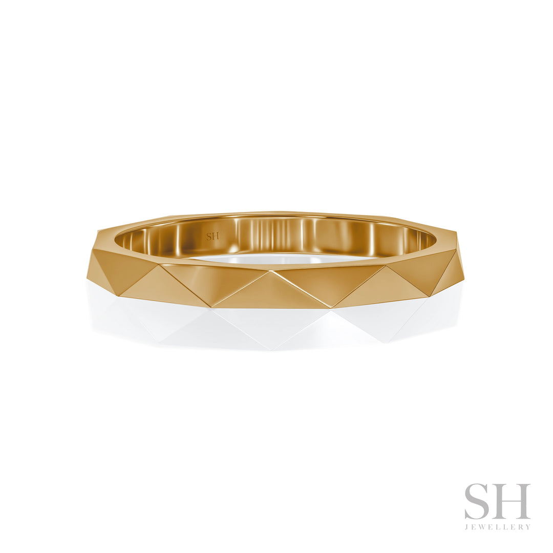 Facet Wedding Ring (2mm) - W1157