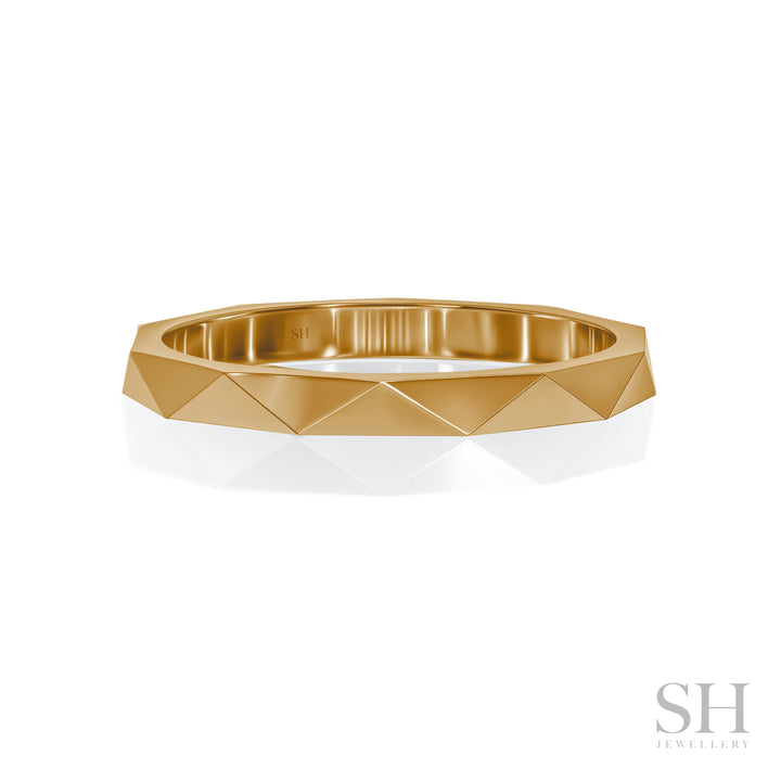 Facet Wedding Ring (2mm) - W1157