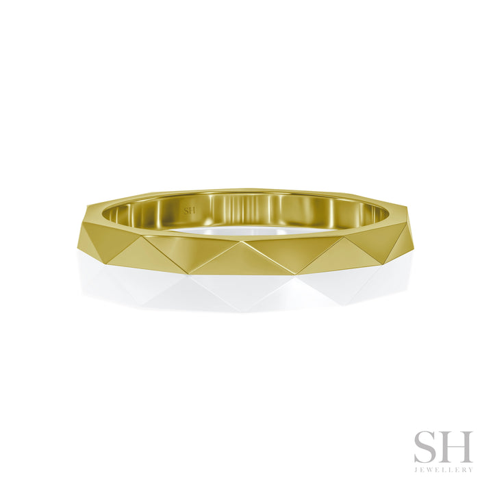 Facet Wedding Ring (2mm) - W1157