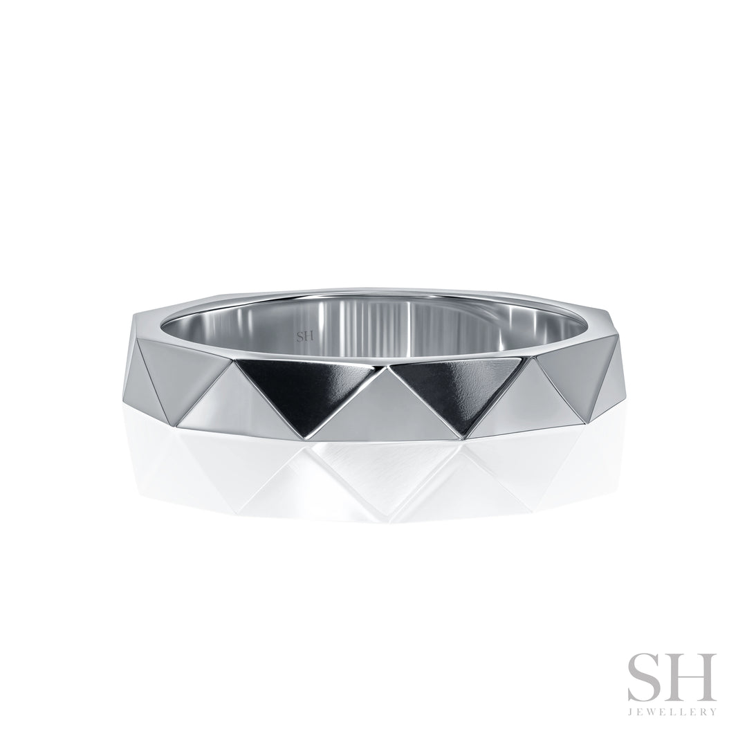 Facet Wedding Ring (3mm) - W1158