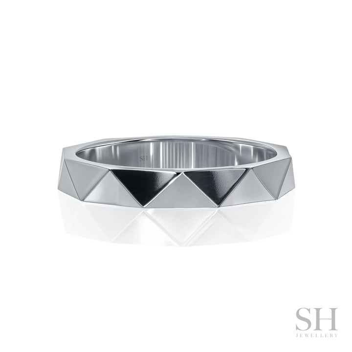 Facet Wedding Ring (3mm) - W1158