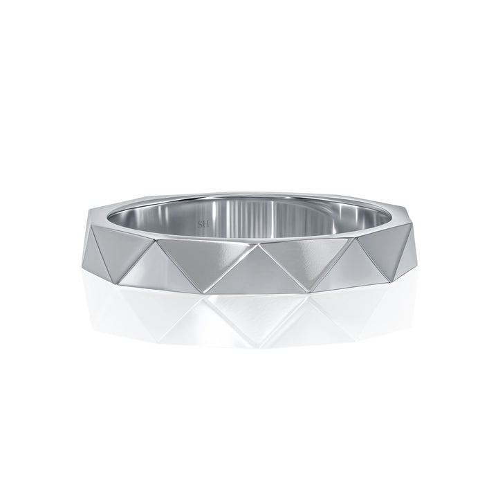 Facet Wedding Ring (3mm) - W1158