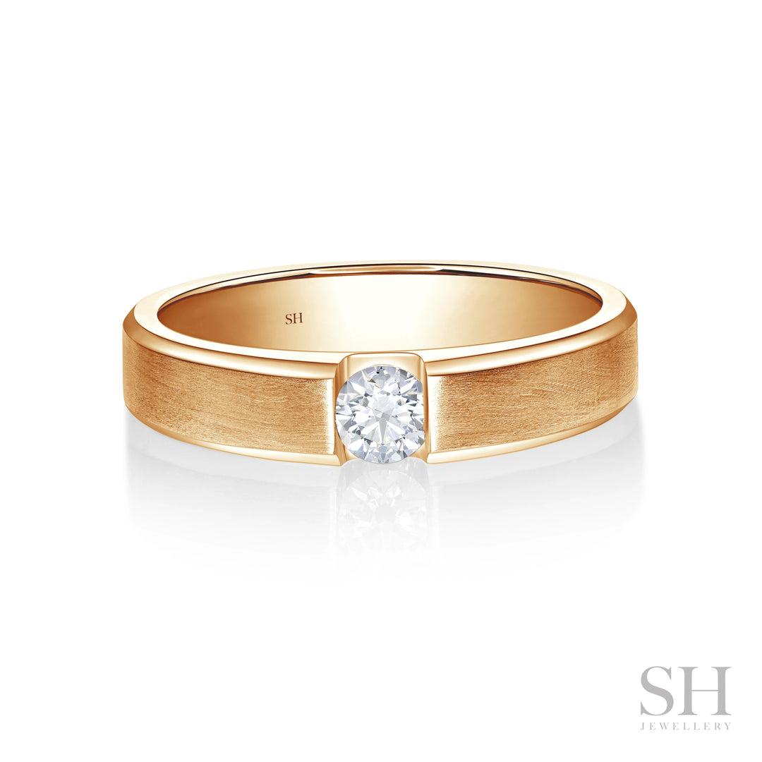 Gravity Wedding Ring with Bevelled Edges (4.7mm) - W1176