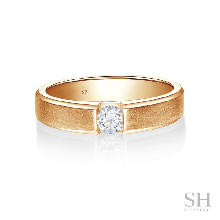 Gravity Wedding Ring with Bevelled Edges (4.7mm) - W1176
